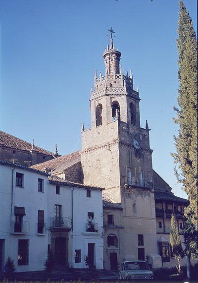 View of the Church of Santa Maria la Mayor by Spanish School